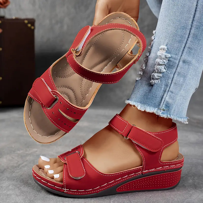 Female model styling casual summer sandals