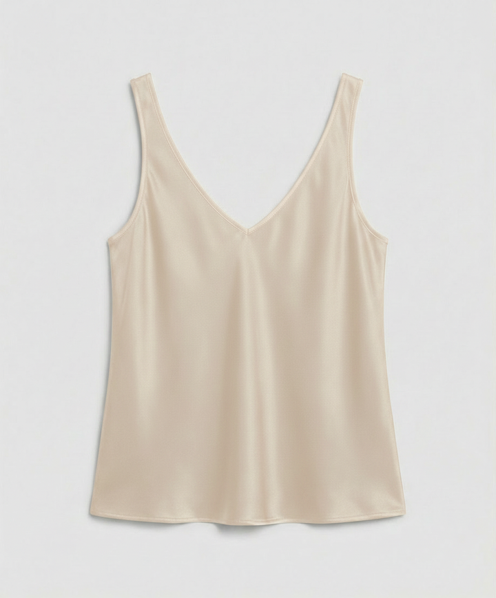 Soft sleeveless camisole with a clean design.