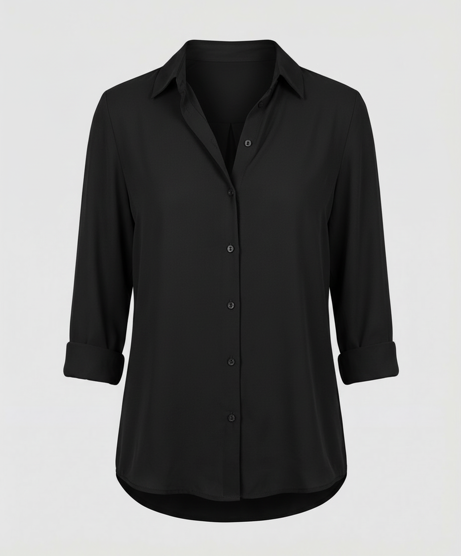 Breathable blouse with a relaxed everyday fit.