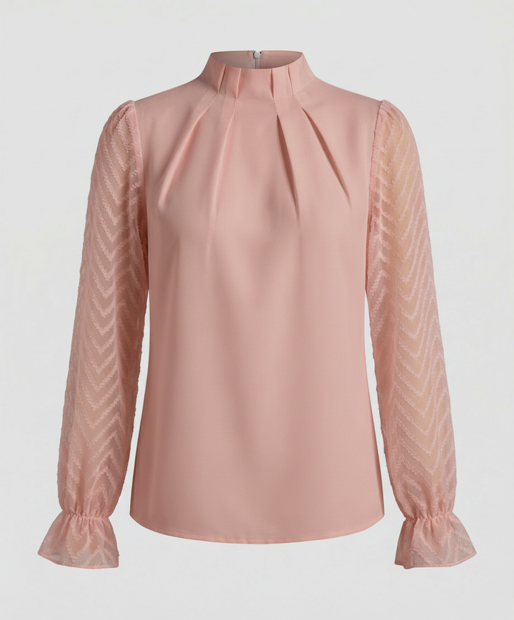 Versatile long-sleeved top for casual and smart styling.