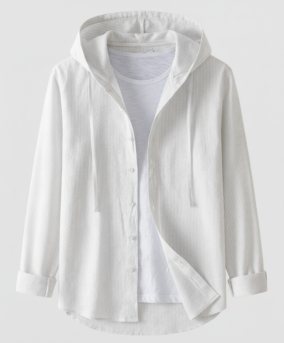 Versatile blouse with a soft flowing shape.