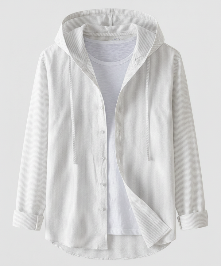 Versatile blouse with a soft flowing shape.