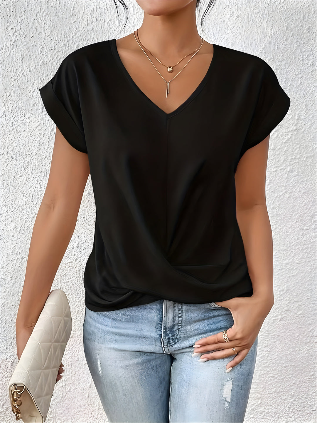 Grevissa | Modern Twist Front Top