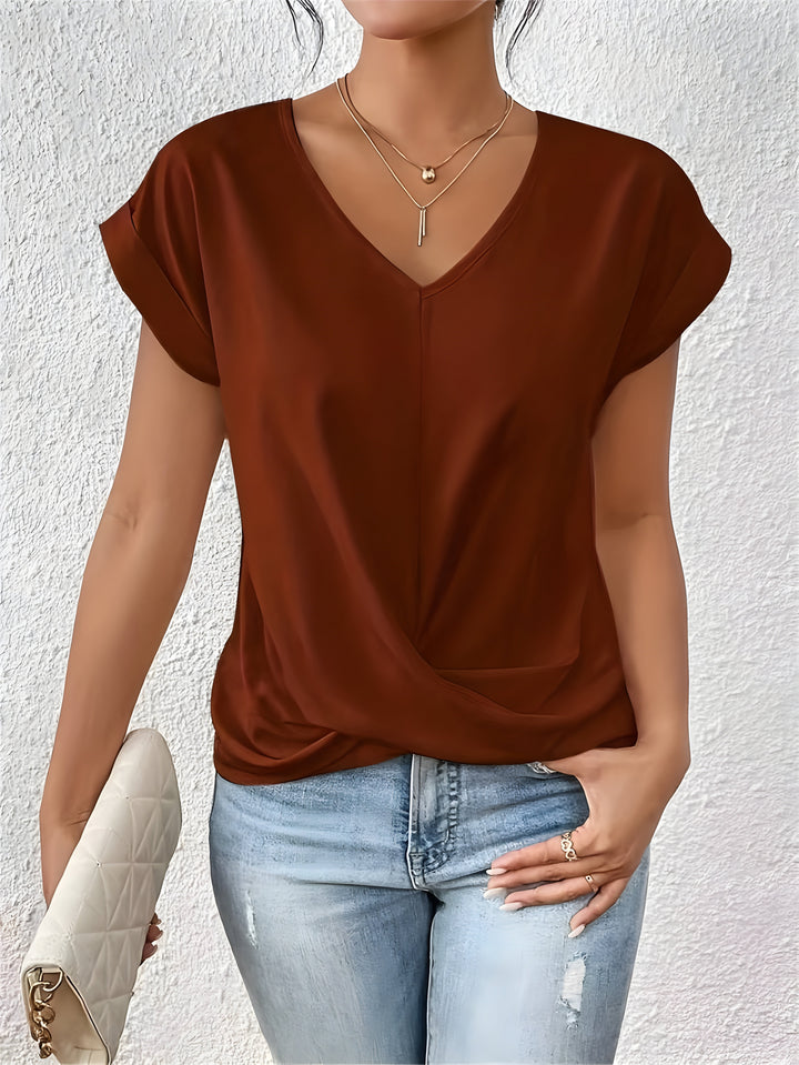 Grevissa | Modern Twist Front Top