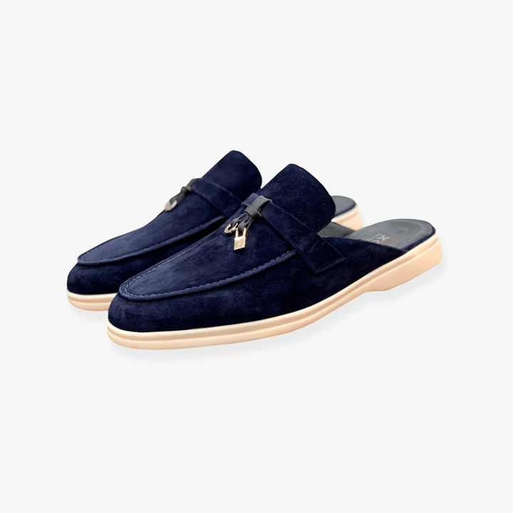 Buckle mule shoes for daily styling.