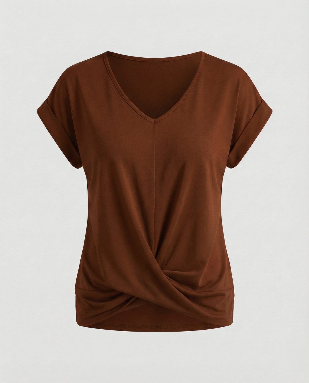 Lightweight blouse paired with tailored bottoms.