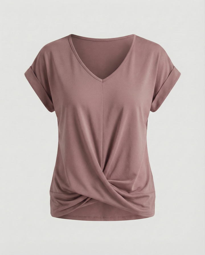 Breathable blouse suitable for office styling.