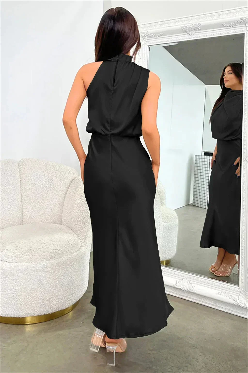 Female model in a fashionable outfit styled for outings and casual occasions.