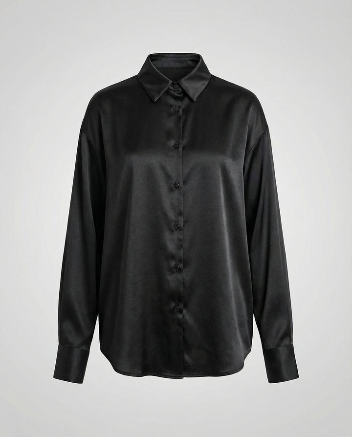 Timeless silk blouse for everyday styling.