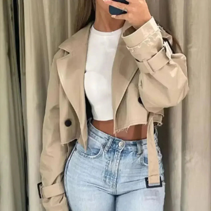 Amasia | Double-Breasted Trench Coat