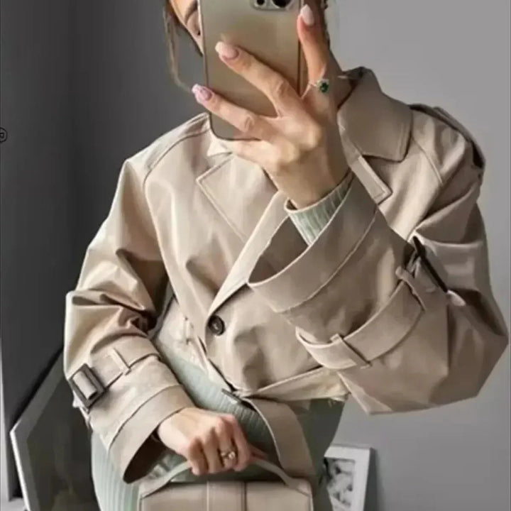 Amasia | Double-Breasted Trench Coat