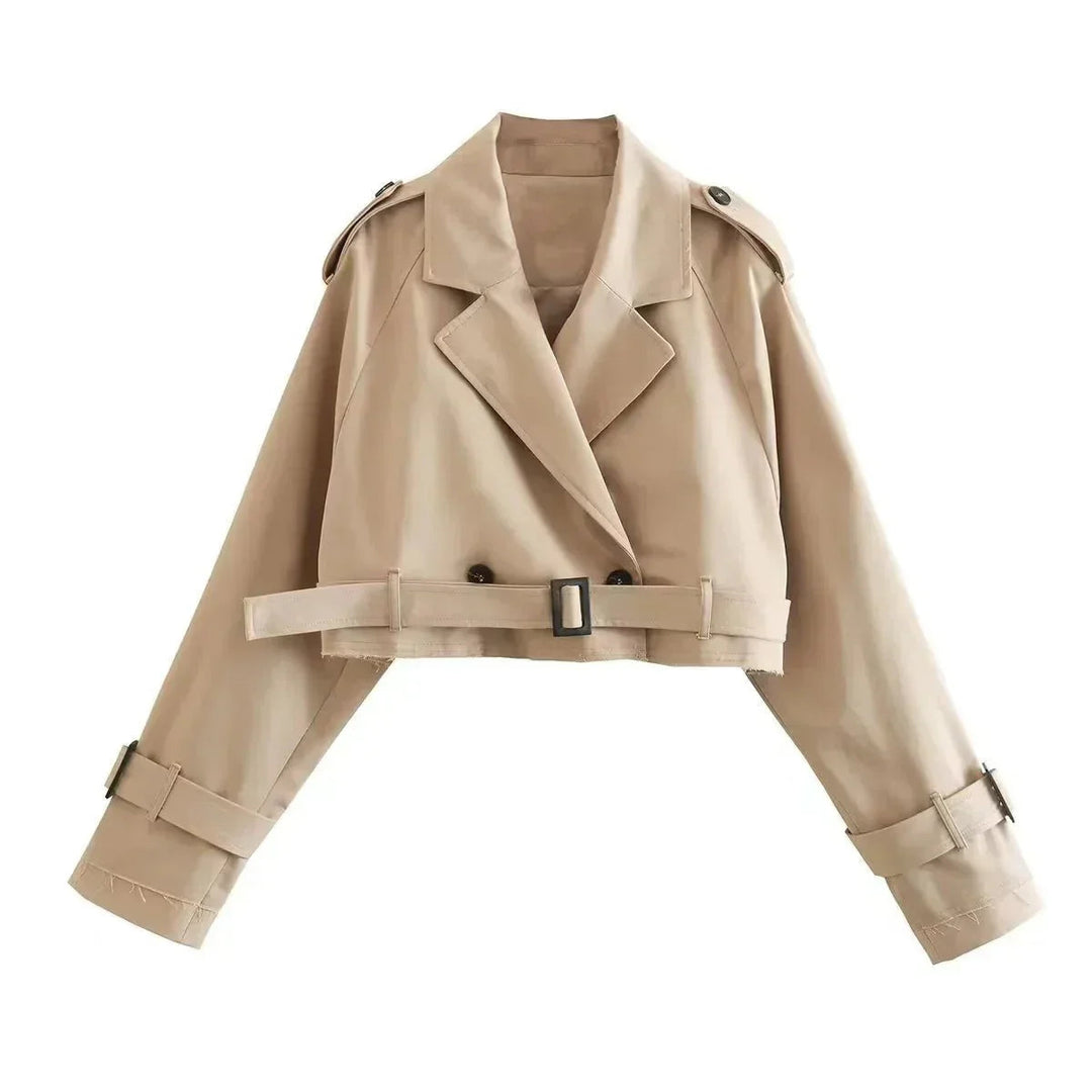 Amasia | Double-Breasted Trench Coat