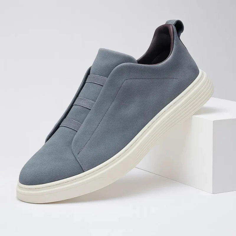 Aria | Elastic-Strap Suede Sneakers