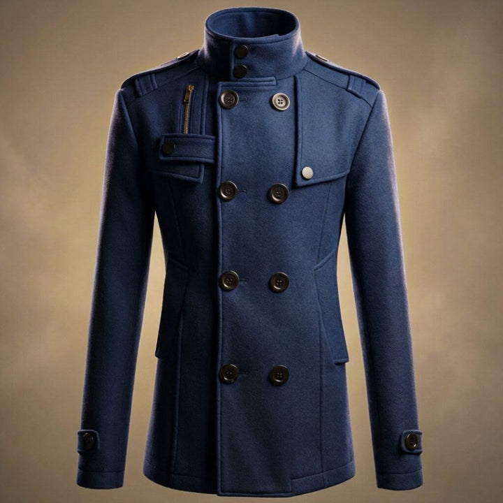 Audrey | Women's Double-Breasted Trench Sergio Legacy Virgin Wool Coat — 2