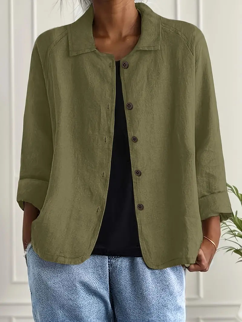  Female modelling a comfortable everyday layering pi