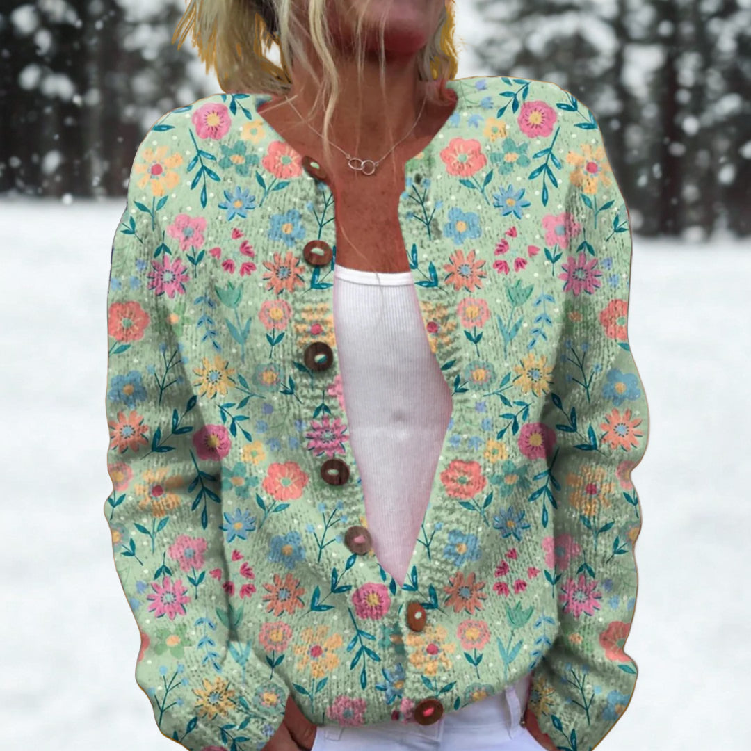 Bellia | Women's Cardigan Everyday Wear - Multicolor