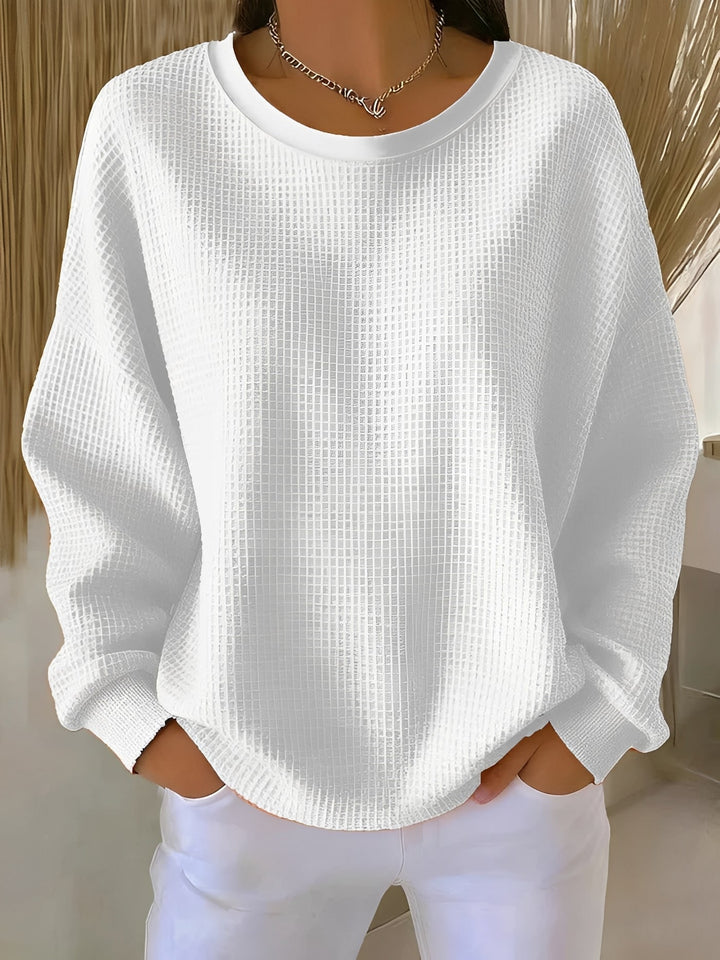 Bellyn | Women's Knit CLASSIC COZY SWEATER — White