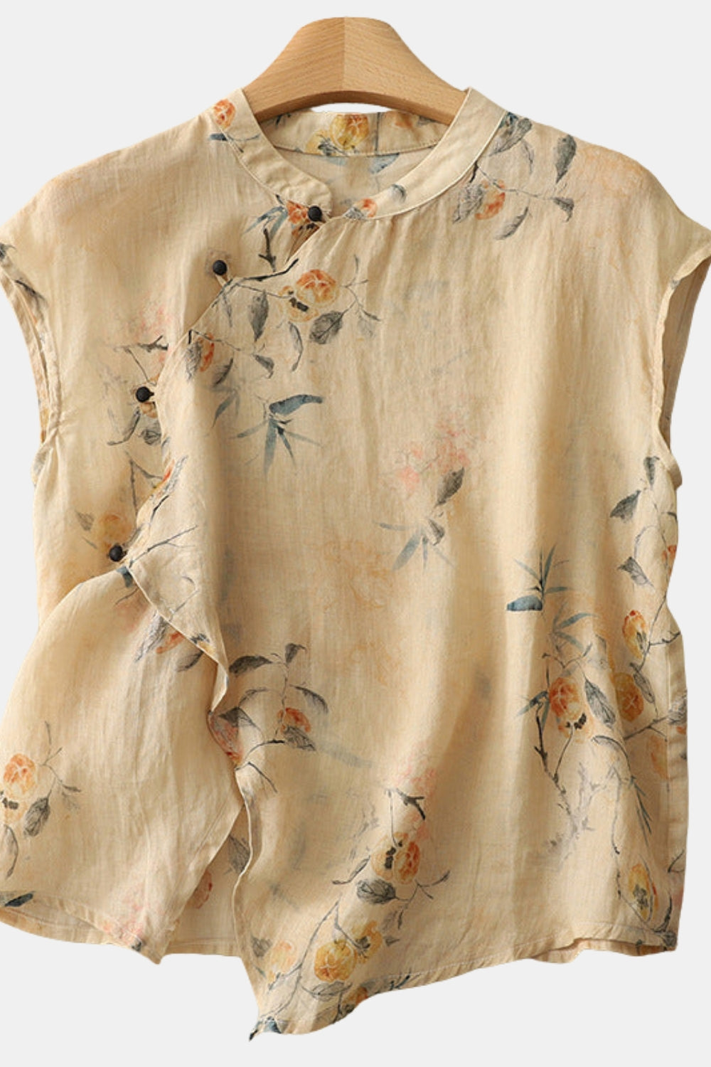 Belvia | Floral Sleeveless Blouse