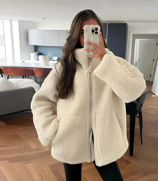 Brieen | Women's Sherpa Teddy Jacket