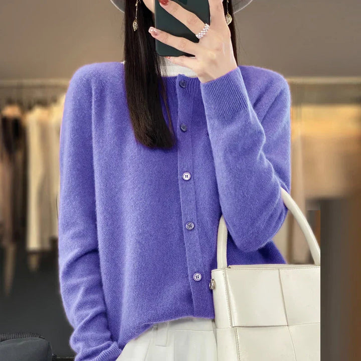 Bronwyn | Women's Cozy Button Front Knit Sweaters — 1