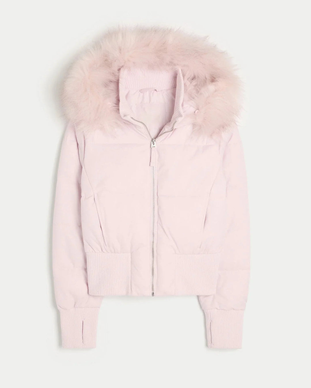 Caevanne | Women's Puffer Jacket Quilted Hooded Faux Fur Winter Outdoor