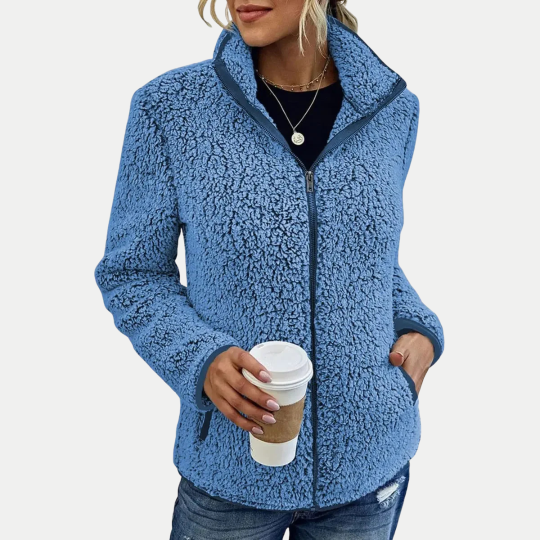 Clementina | Women's Lightweight Casual Textured Surface Pattern Jackets — 1