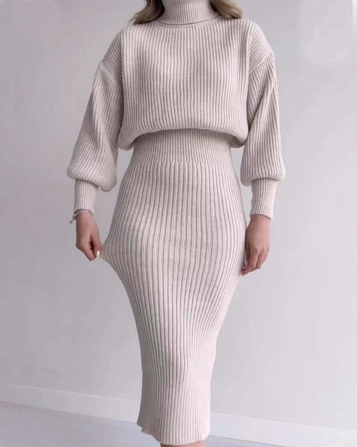 Coraelle | Women's Ribbed Sweater Dress &