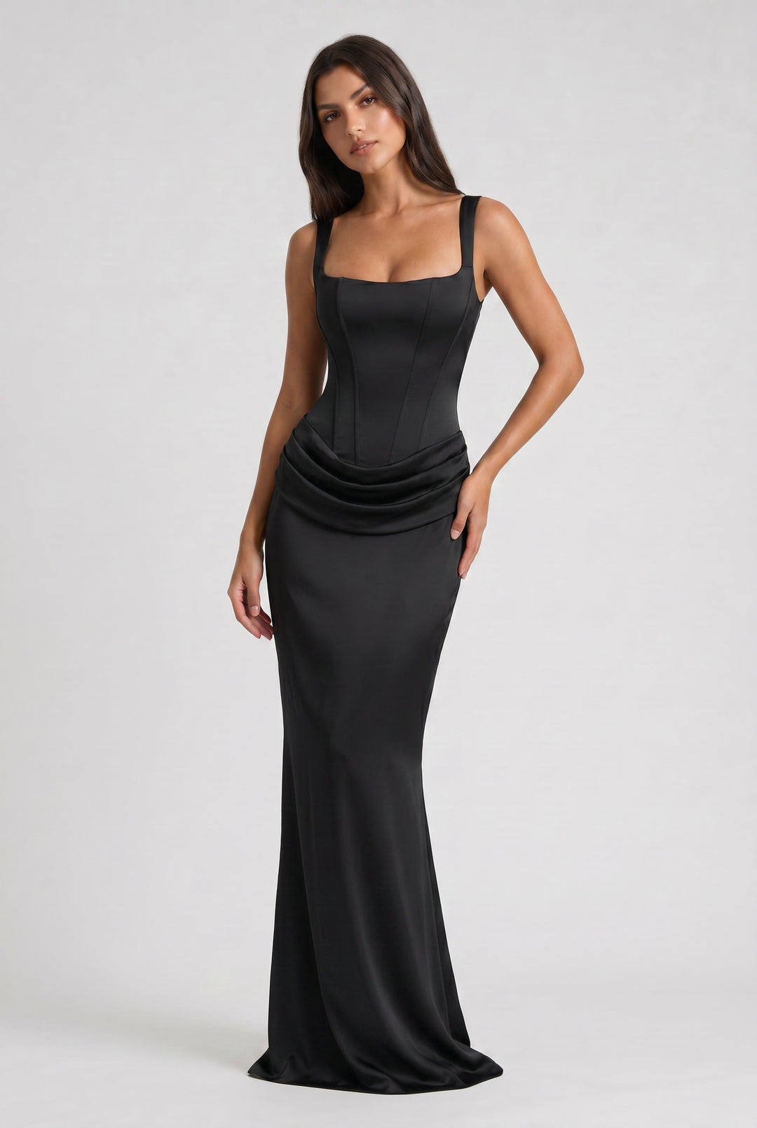 Coraessa | Corset Mermaid Wedding Guest Dress