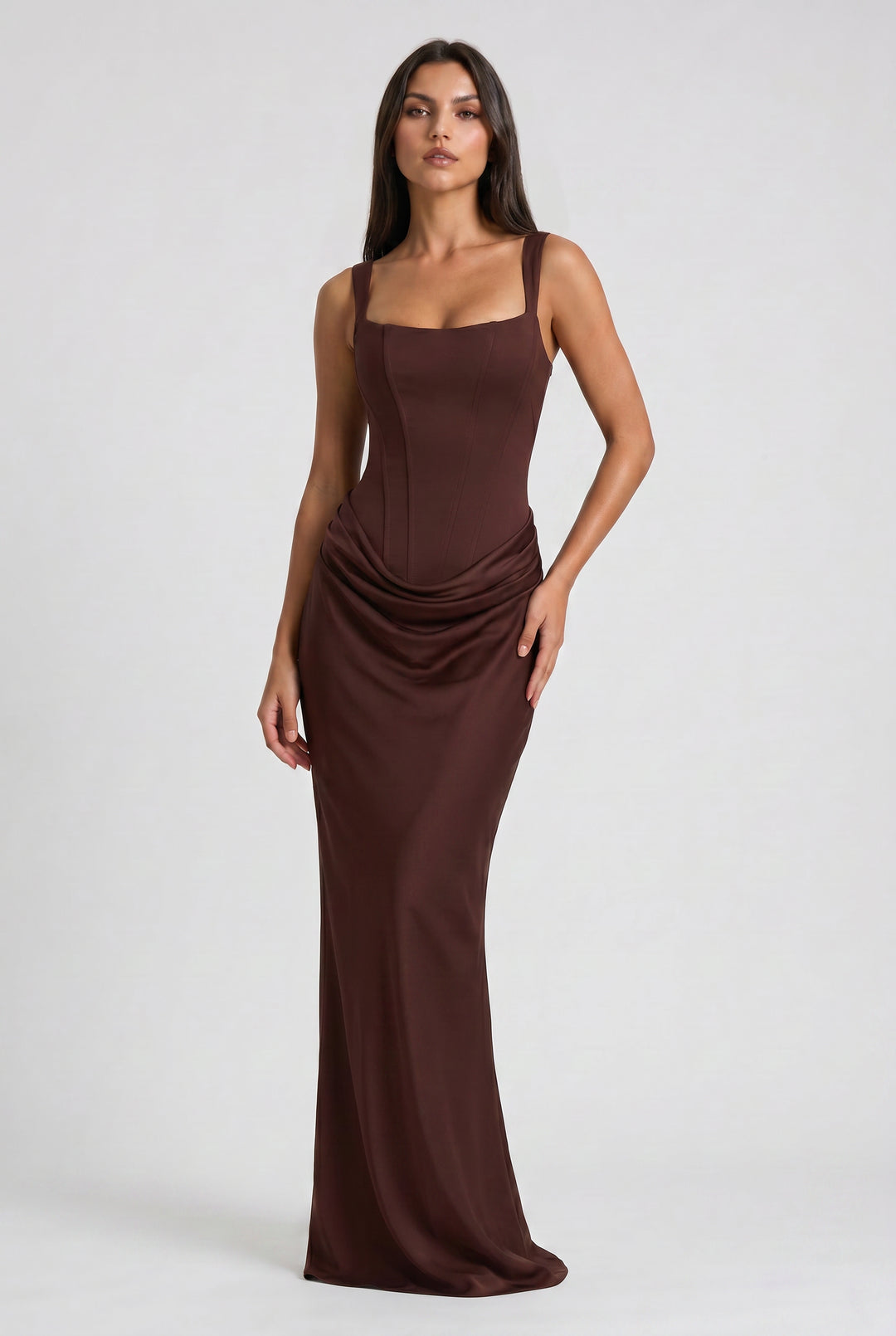 Coraessa | Corset Mermaid Wedding Guest Dress