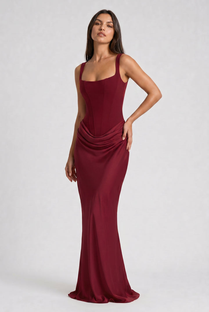 Coraessa | Corset Mermaid Wedding Guest Dress