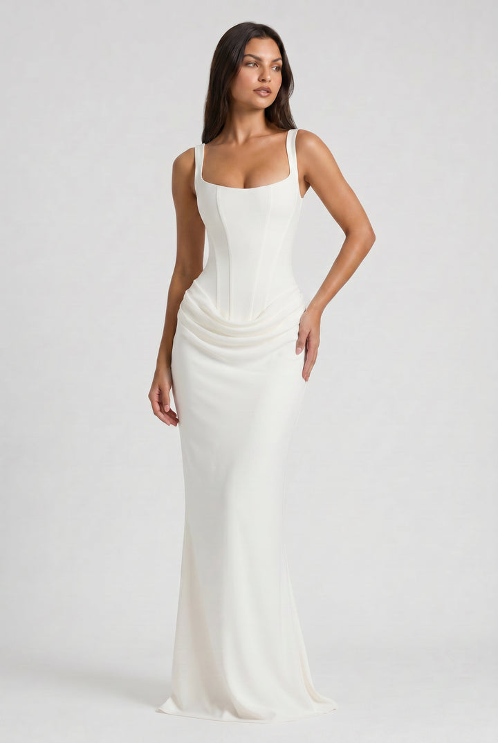 Coraessa | Corset Mermaid Wedding Guest Dress
