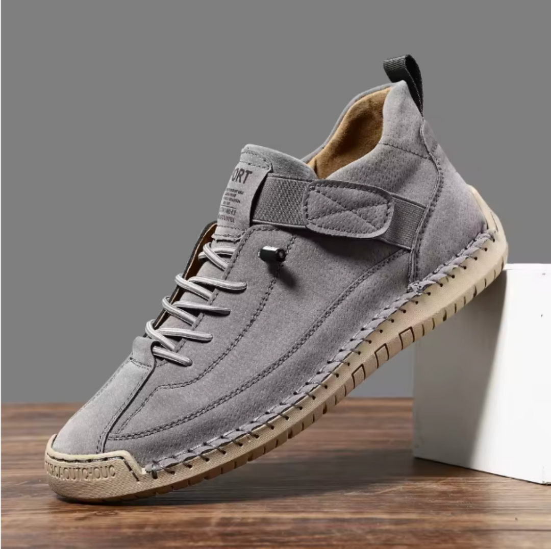 Cordelia | Women's Comfortable Casual Comfort-Support Sneakers — Grey