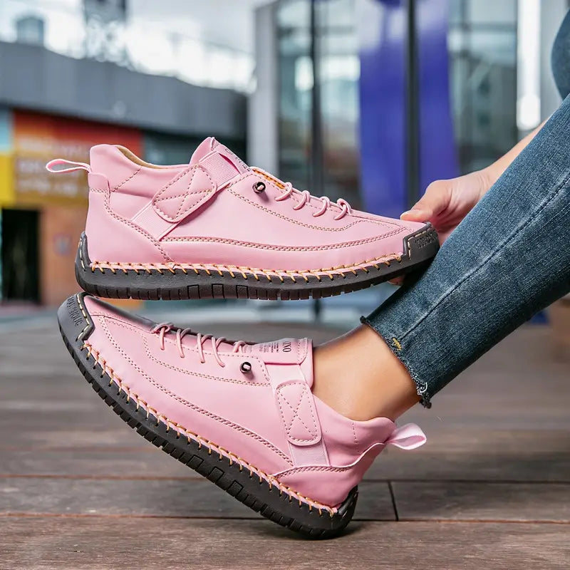 Cordelia | Women's Comfortable Casual Comfort-Support Sneakers — pink