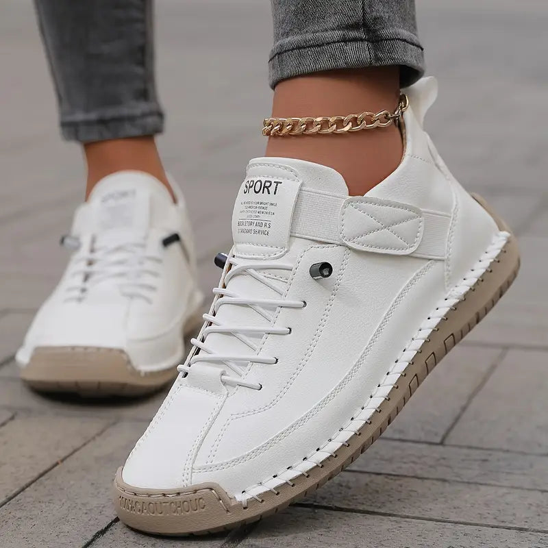 Cordelia | Women's Comfortable Casual Comfort-Support Sneakers — White