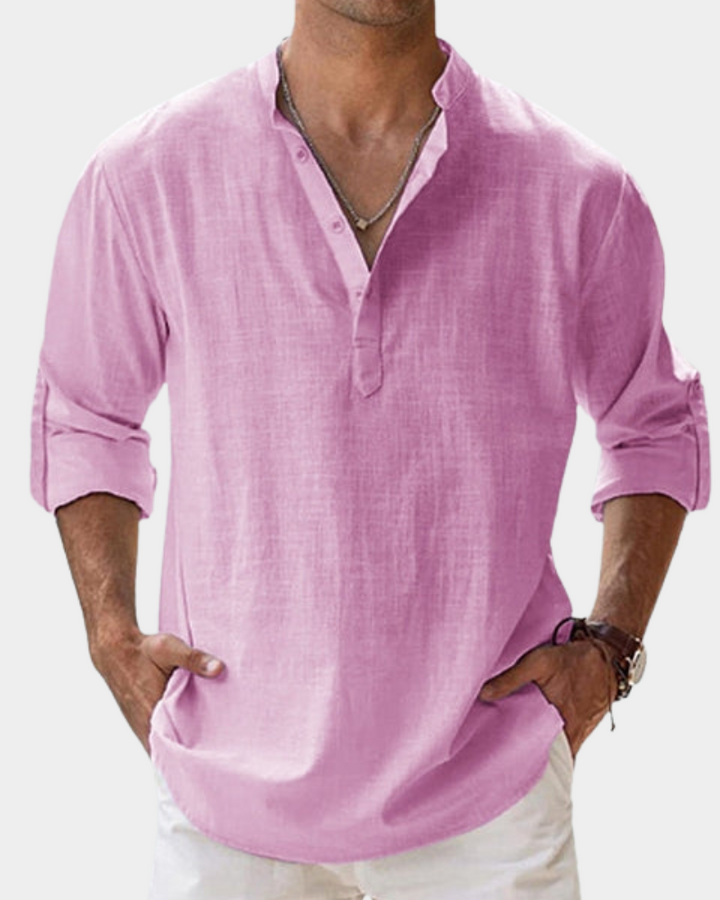 Damian | Men's Cozy Casual Long-Sleeve Shirt
