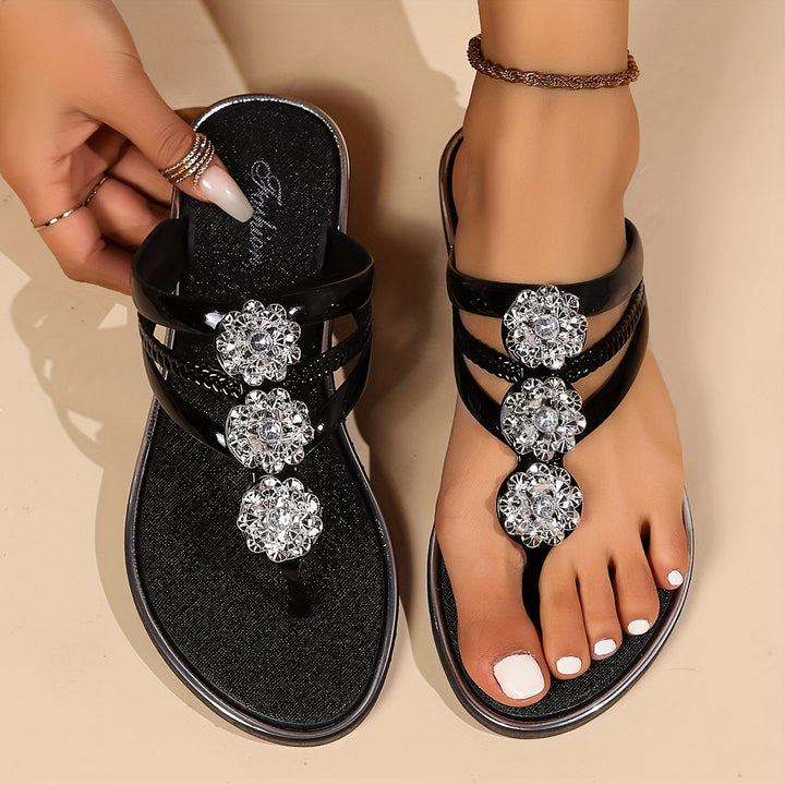 Rachael | Glittery Strap Walking Sandals