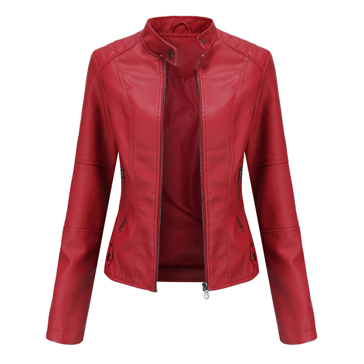 Eulalia | Women's Lightweight Casual Stand Collar Zipper Pockets Jackets — 2