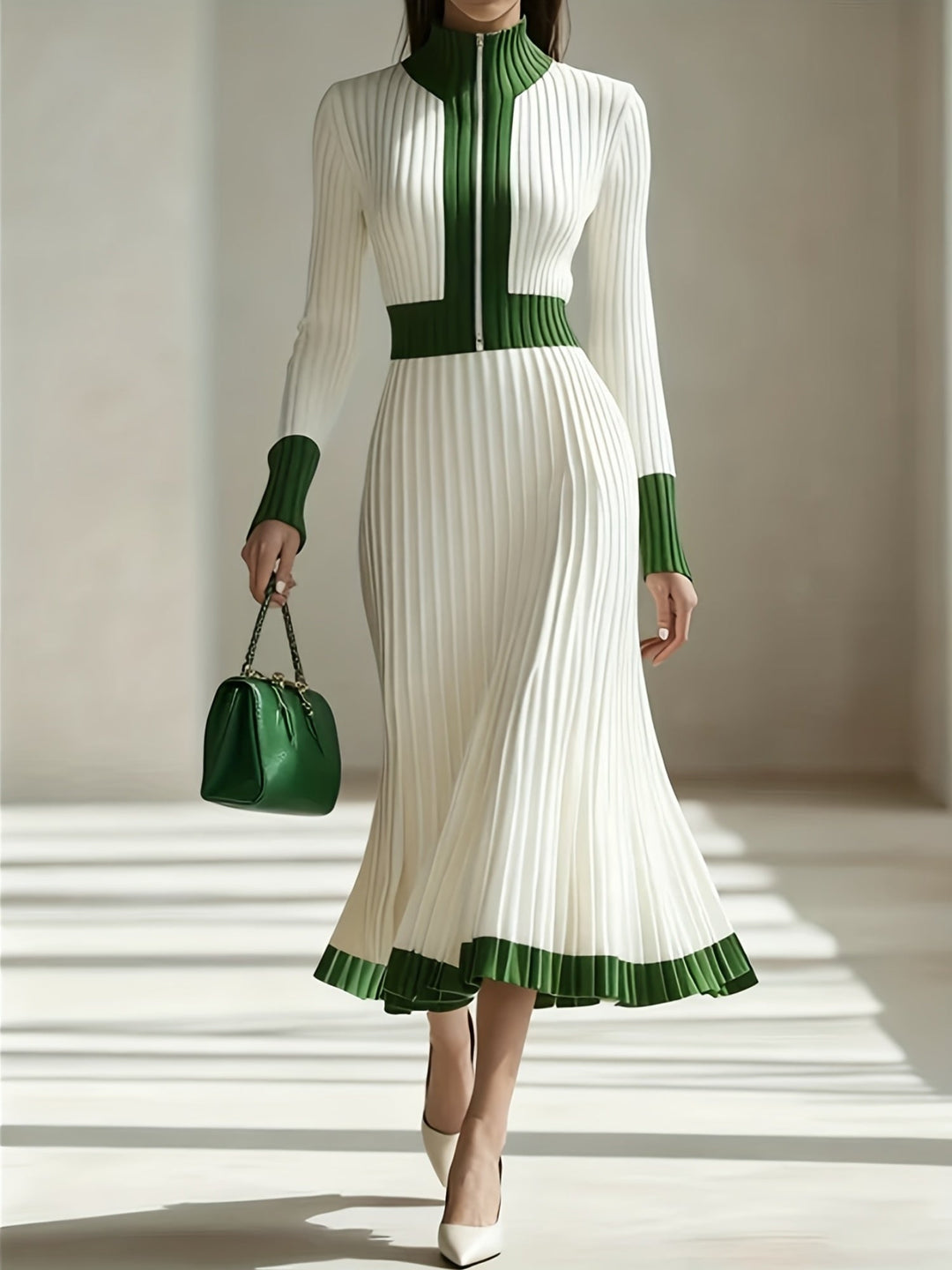 Faedora | Women's Sweater Midi Dress