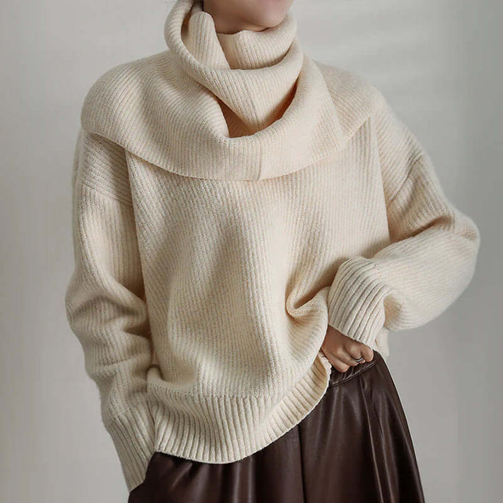 Faestine | Women's Oversized Turtleneck Jumper