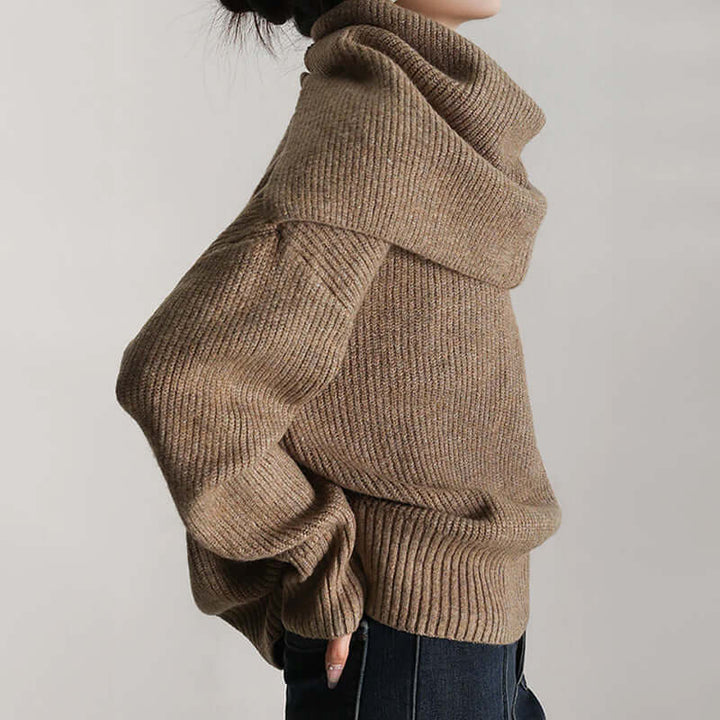 Faestine | Women's Oversized Turtleneck Jumper