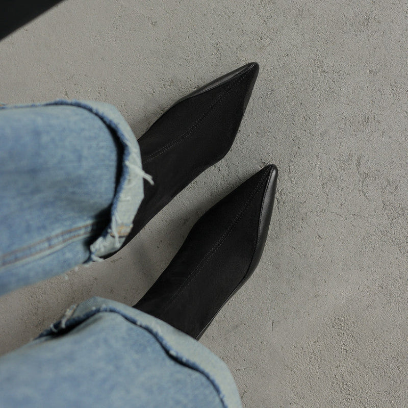 Felicity | Suede Knee-High Ankle Boots