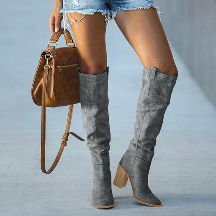 Fenoura | Block Heel Western Boots