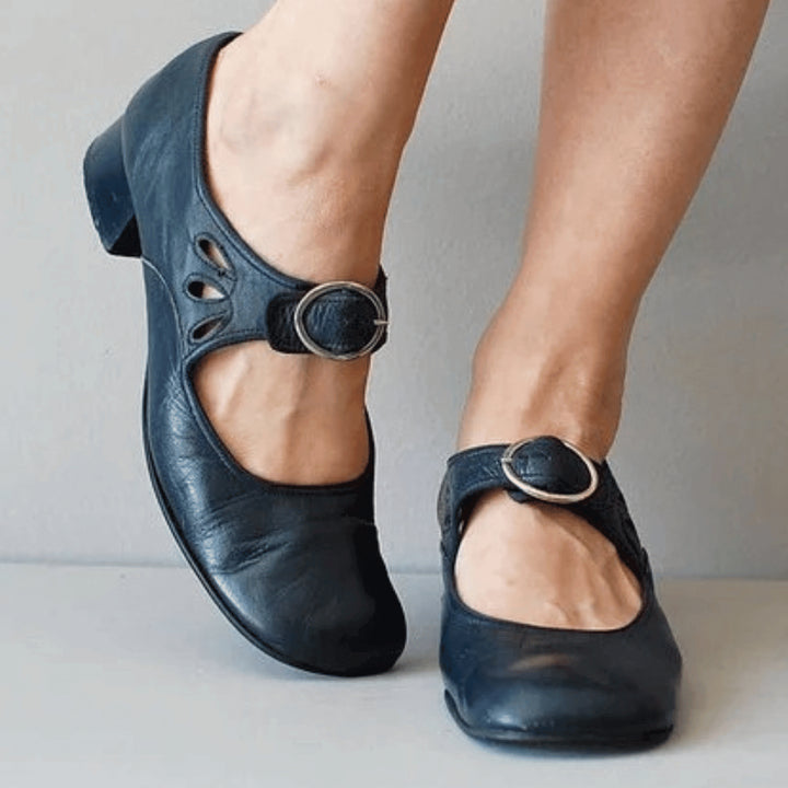 Francesca | Slip-On Mary Jane Pumps