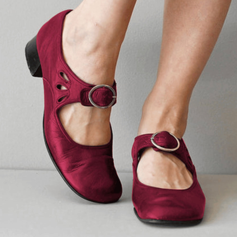 Francesca | Slip-On Mary Jane Pumps