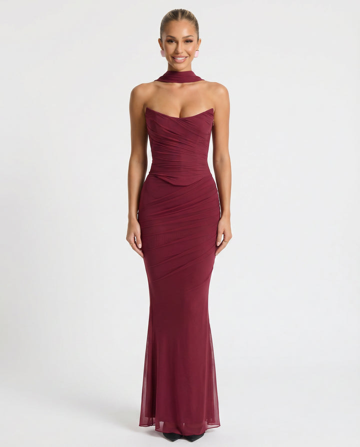 Galialyn | Ruched Wedding Guest Dress