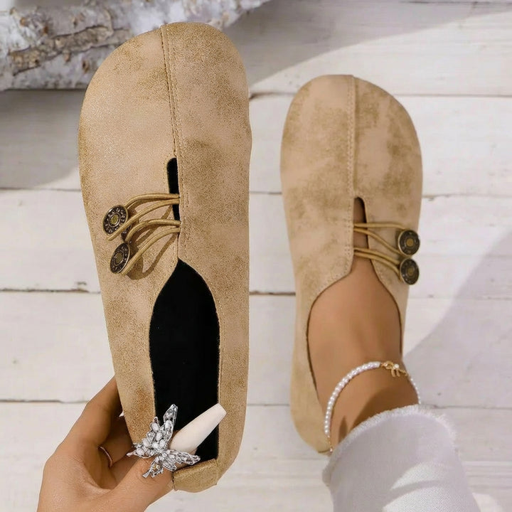 Gwenbelle | Women's Orthopedic Comfort Slip-On Suede Loafer — 2