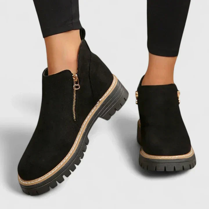 Halesia | Women's COMFORT BOOTS — Black