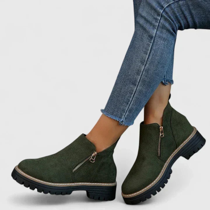 Halesia | Women's COMFORT BOOTS — Green