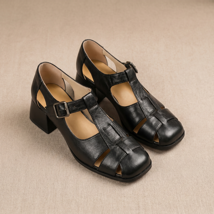 Beatrice | Block Heel Mary Jane Shoes
