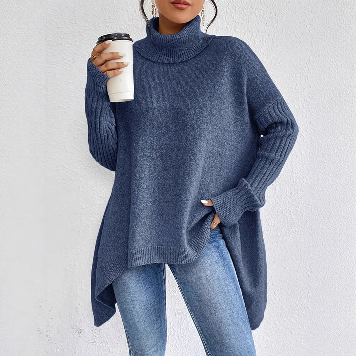 Ilsemora | Women's Knit Oversized Turtleneck Sweater